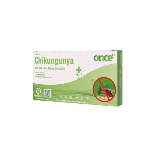 Once Rapid Chikungunya DIY Home Detection Kit, Instant Blood Test Kit
