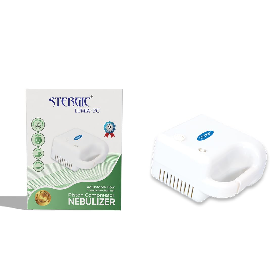STERGIC Nebulizer with Flow Control - 2 yrs warranty