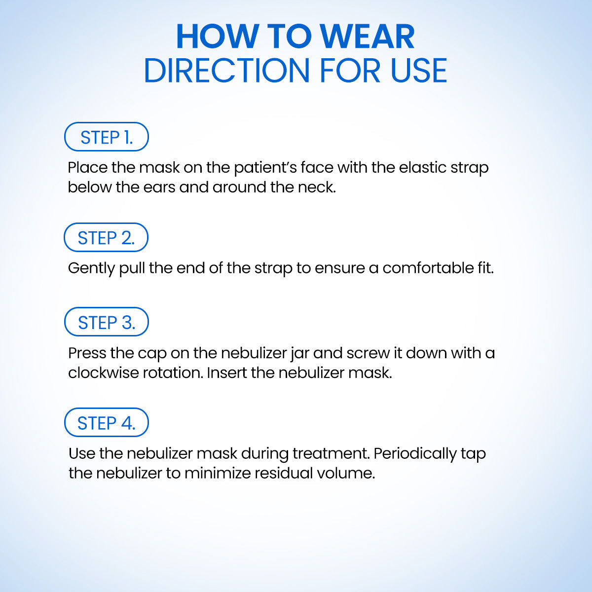 STERGIC Nebulizer Mask