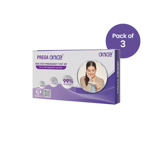 STERGIC Prega Once Pregnancy Rapid Test Kit (Pack of 3)