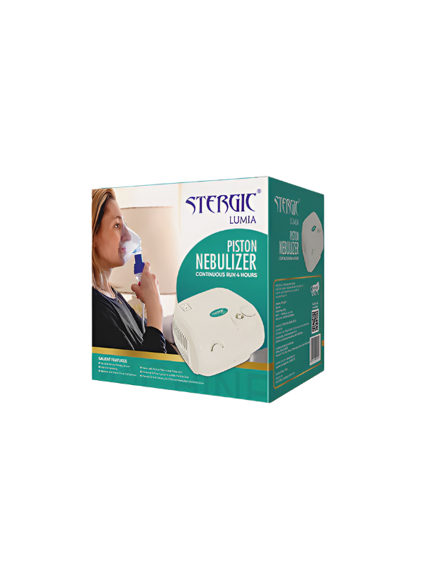 STERGIC Nebulizer with piston compressor- 2 yrs warranty