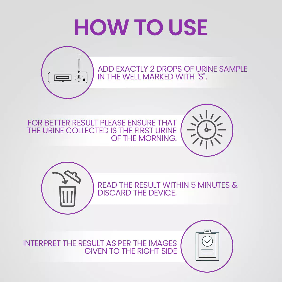 STERGIC Prega Once Pregnancy Rapid Test Kit (Pack of 3)