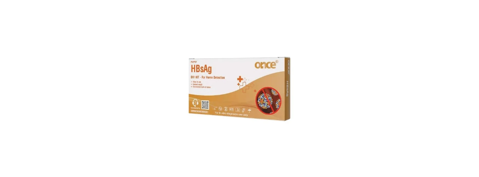 ONCE HBsAg Rapid DIY Home Detection Kit