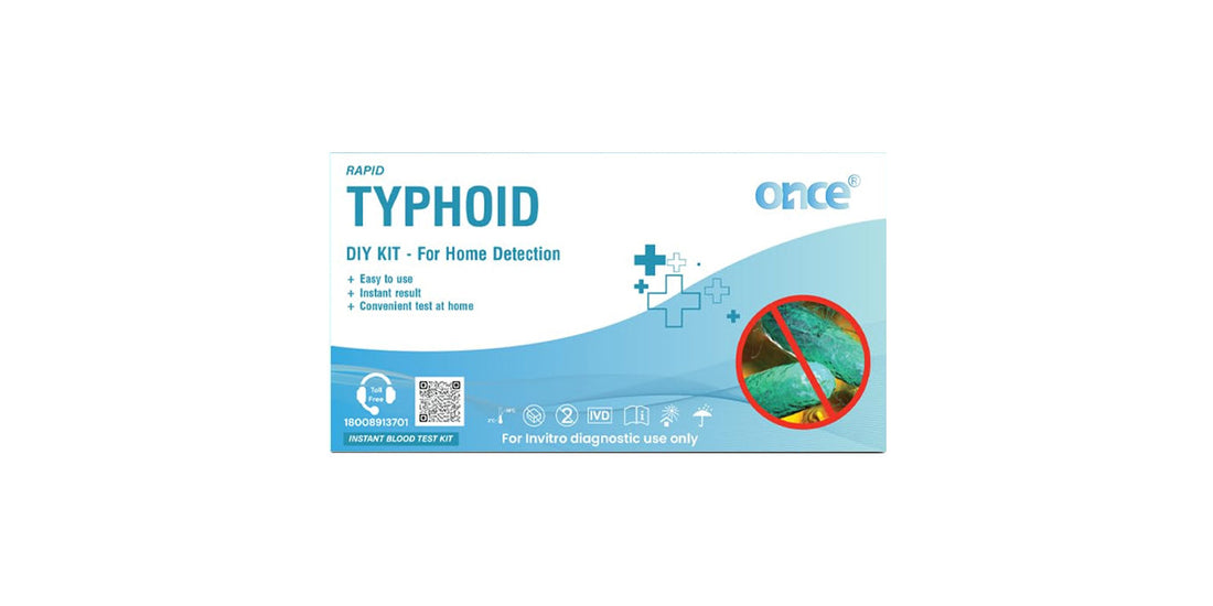 Stergic Rapid Typhoid DIY Home Detection Kit fast and accurate typhoid test at home