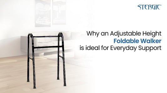 Adjustable Height Foldable Walker