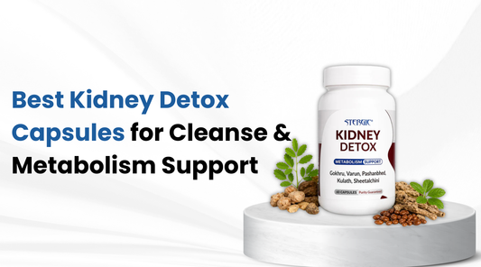 Ayurvedic herbs for kidney detox including Punarnava, Gokshura and Varuna