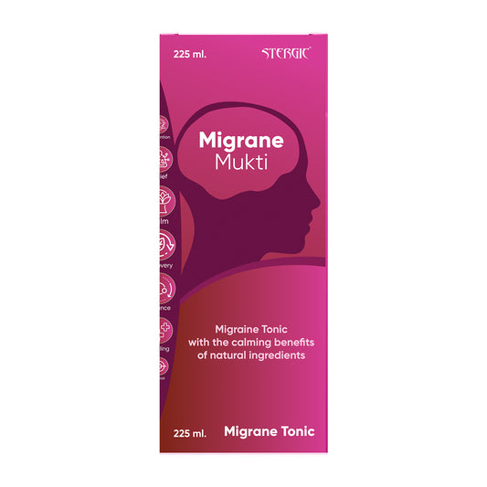 STERGIC Migrane Mukti Ayurvedic Migraine Tonic Syrup | 225ml