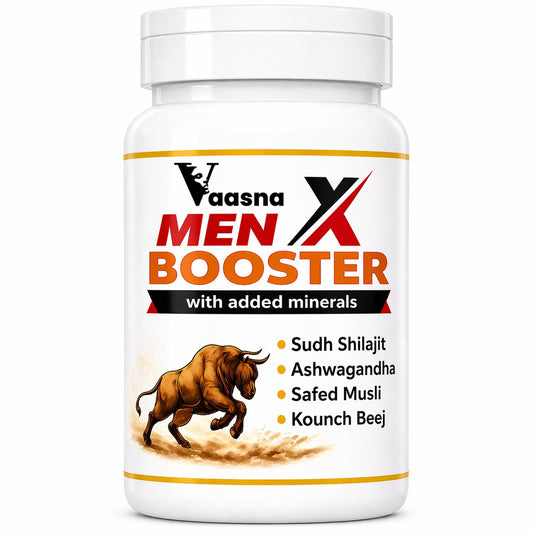 STERGIC MENX Booster for Men – Ayurvedic Vitality & Stamina Support Capsules | 60 Capsules