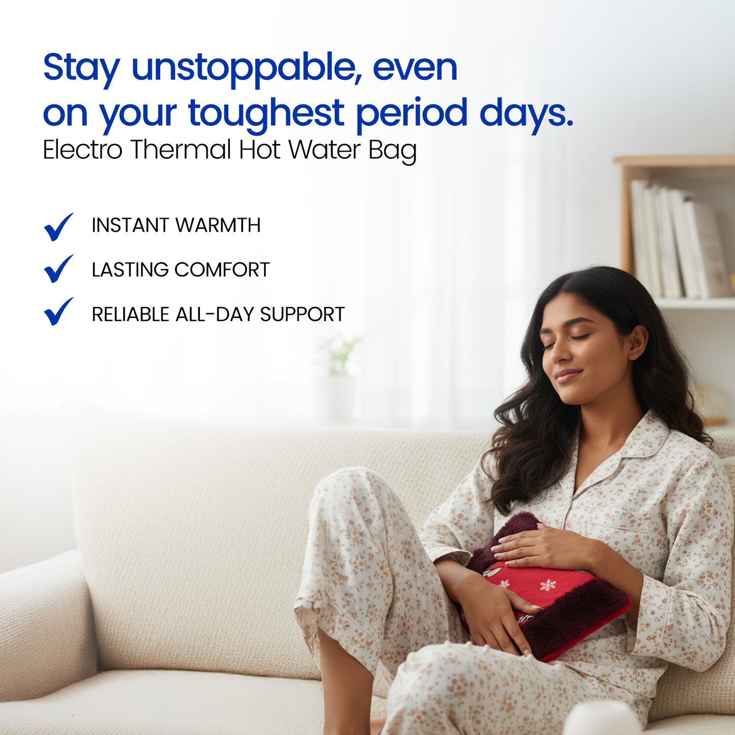 STERGIC Electro Thermal Hot Water Bag for Pain Relief