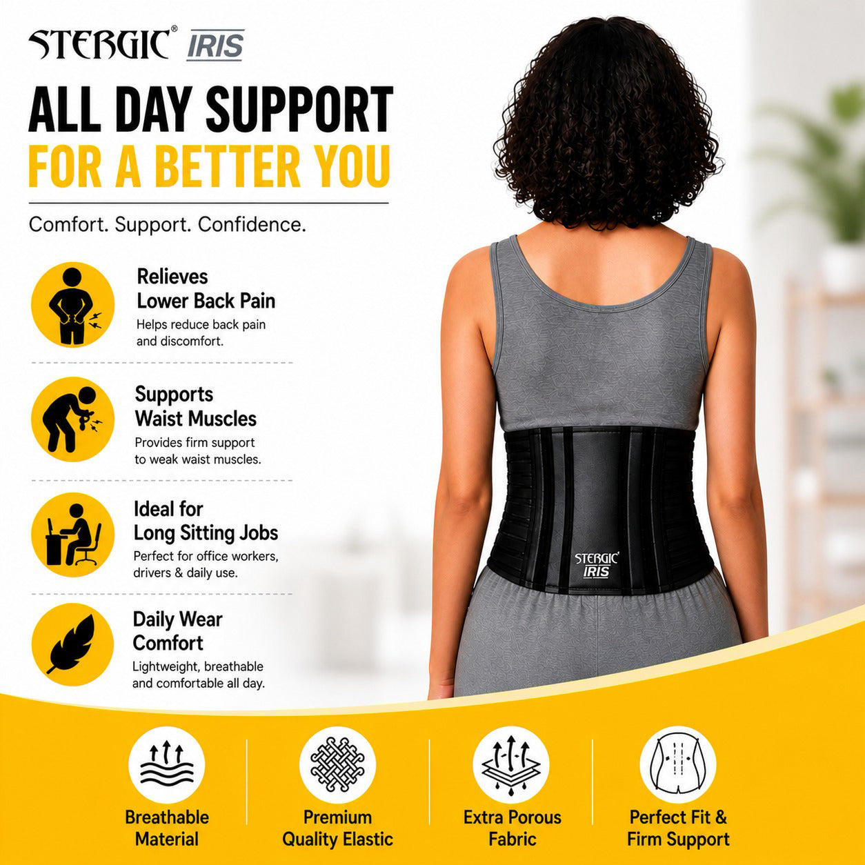 Stergic Iris Lumbo Sacral Belt