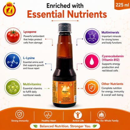 STERGIC StergiVita Antioxidant Multivitamin Cyanocobalamin Syrup | 225ml