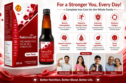 STERGIC Raktshakti-XT Iron Tonic Syrup | 225ml