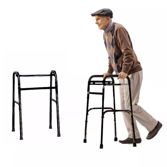 STERGIC Walker with Adujstable Height, Easily Foldable