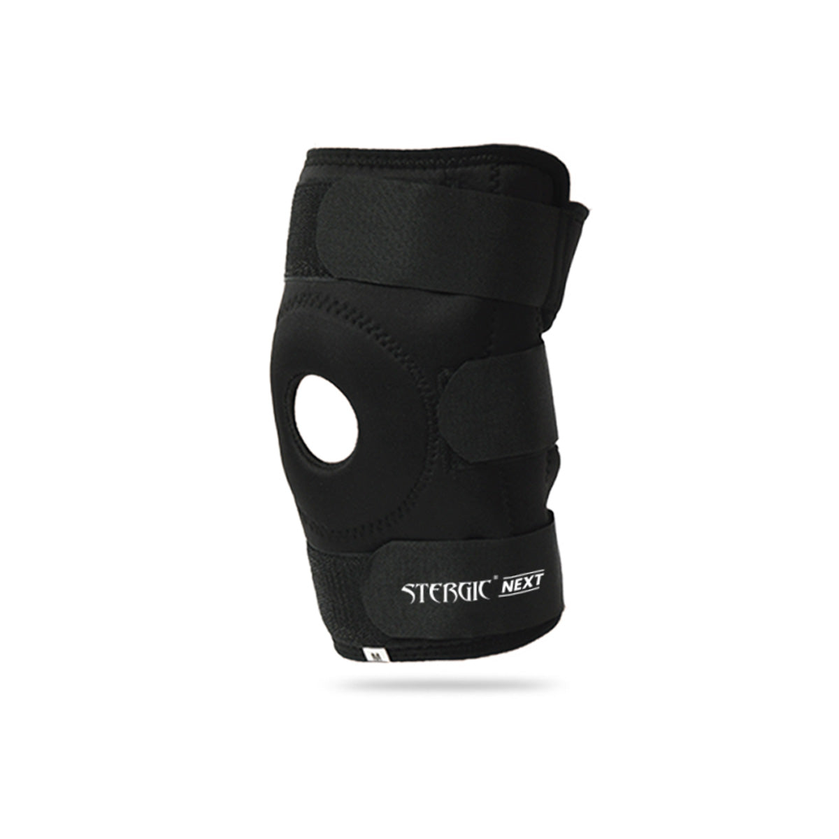 STERGIC Next Hinged Knee Support Brace, for Joint Stability, Osteoarthritis & Pain Relief | for Sports, Gym Supports Injury Recovery | Durable & Comfortable, For Men & Women | 1 Unit-Black