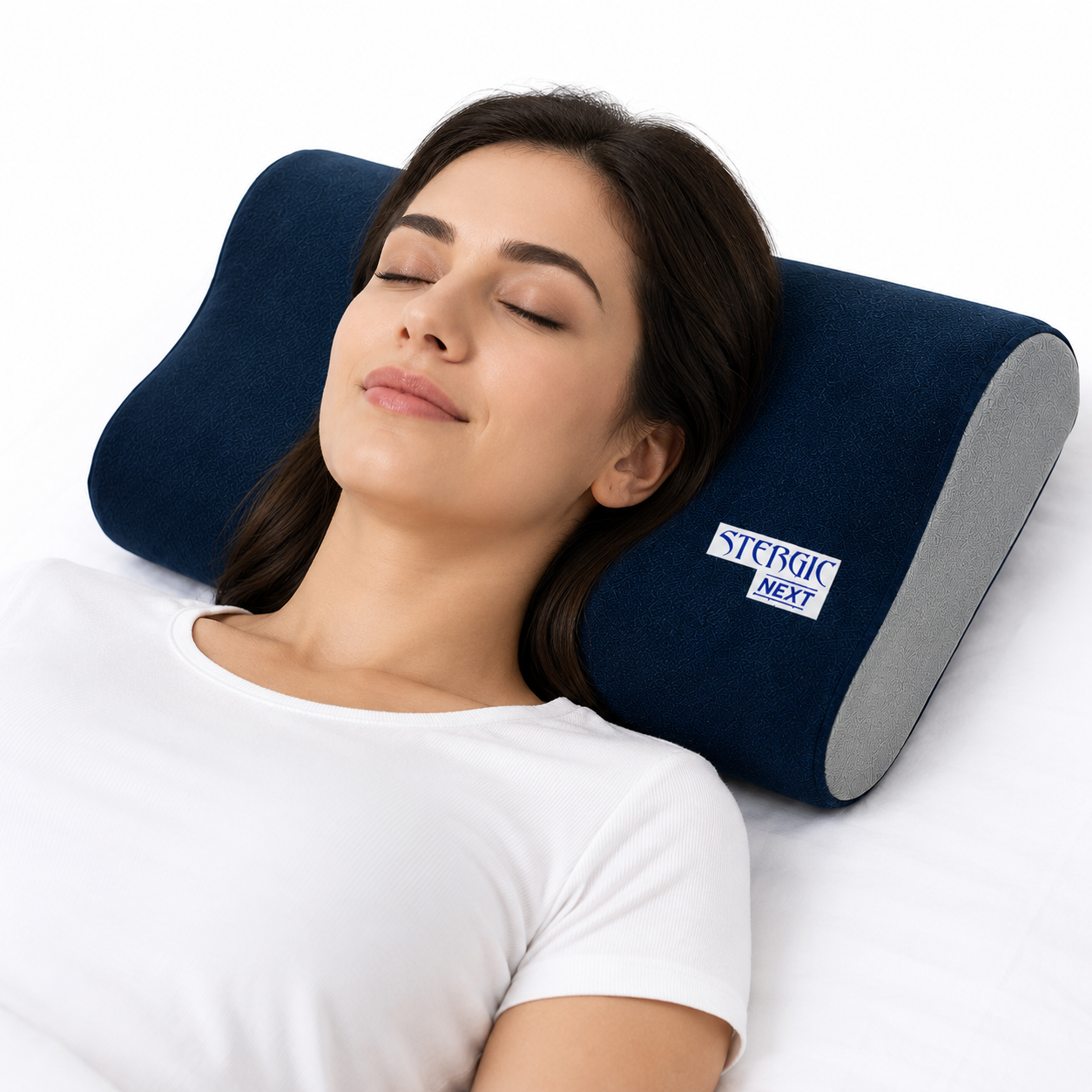 STERGIC NEXT Cervical Pillow for Neck & Shoulder Pain Relief Ergonomic Memory Foam  (Full Size - 60X36X10cm)