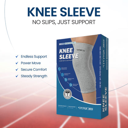 STERGIC Orthopedic Support Combo - Knee Sleeves & Ankle Sleeves