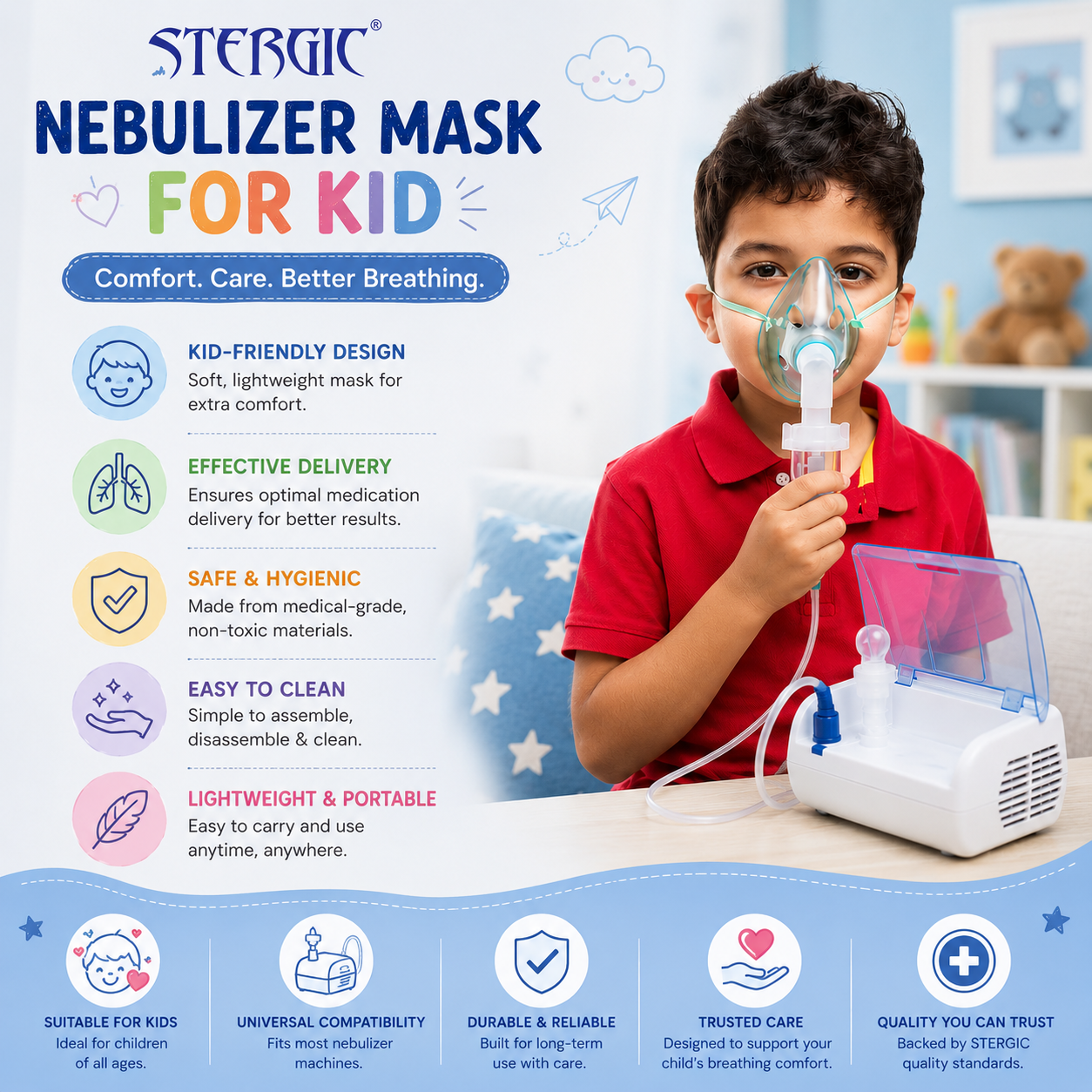STERGIC Nebulizer Mask