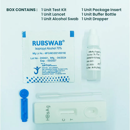 ONCE HBsAg Rapid DIY Home Detection Kit, Instant Blood Test Kit, Easy to Use with Instant Results