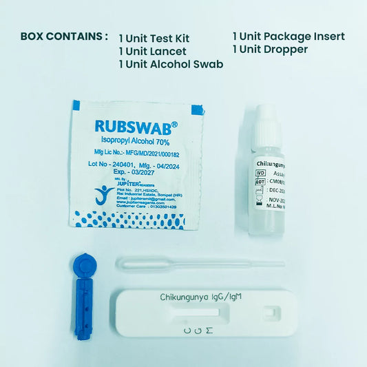Once Rapid Chikungunya DIY Home Detection Kit, Instant Blood Test Kit