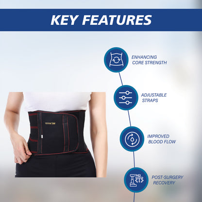 STERGIC Postpartum Combo – Comfy Manual Breast Pump & Abdominal Support Belt Combo