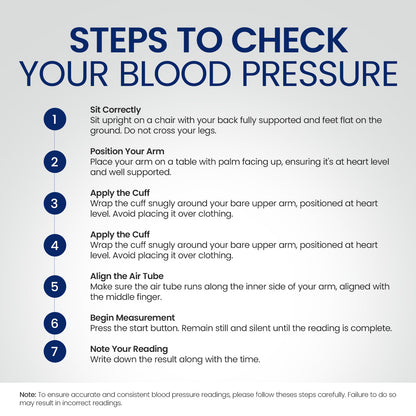 STERGIC IGNIS Blood Pressure Monitoring Device, Large LCD Display, with voice announcement