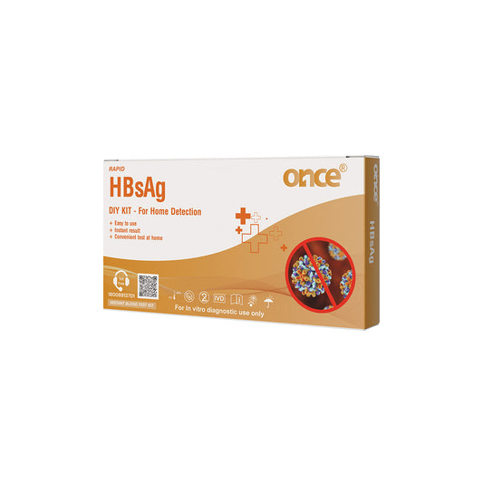 ONCE HBsAg Rapid DIY Home Detection Kit, Instant Blood Test Kit, Easy to Use with Instant Results