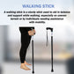 STERGIC NEXT Strong Adjustable Walking Stick with Adjustable Height