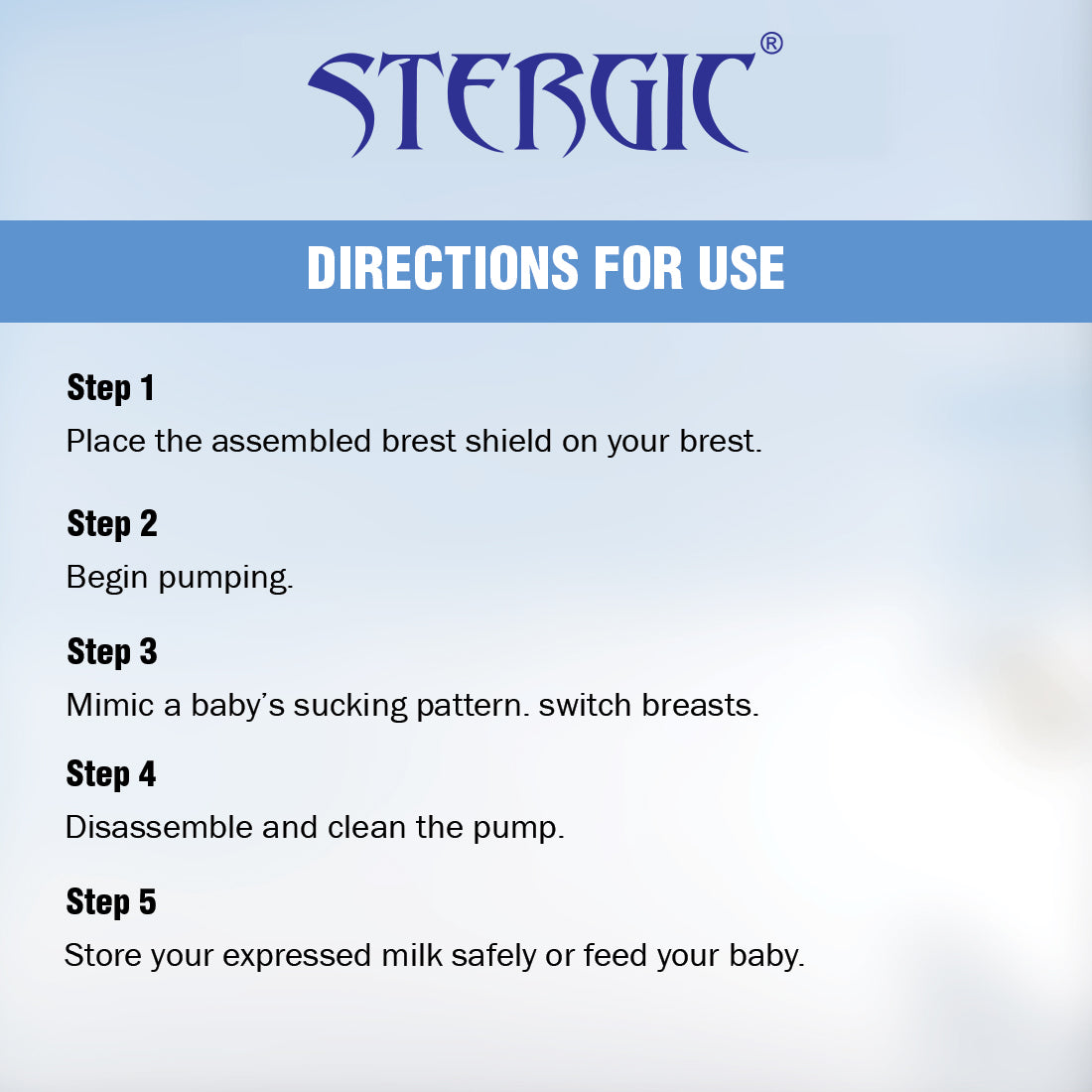 Stergic Next Comfy Manual Breast Pump with Silicon Breast Shield Soft & Gentle, BPA Free