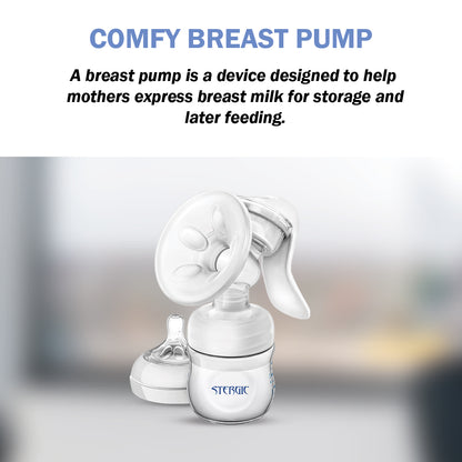 STERGIC Postpartum Combo – Comfy Manual Breast Pump & Abdominal Support Belt Combo