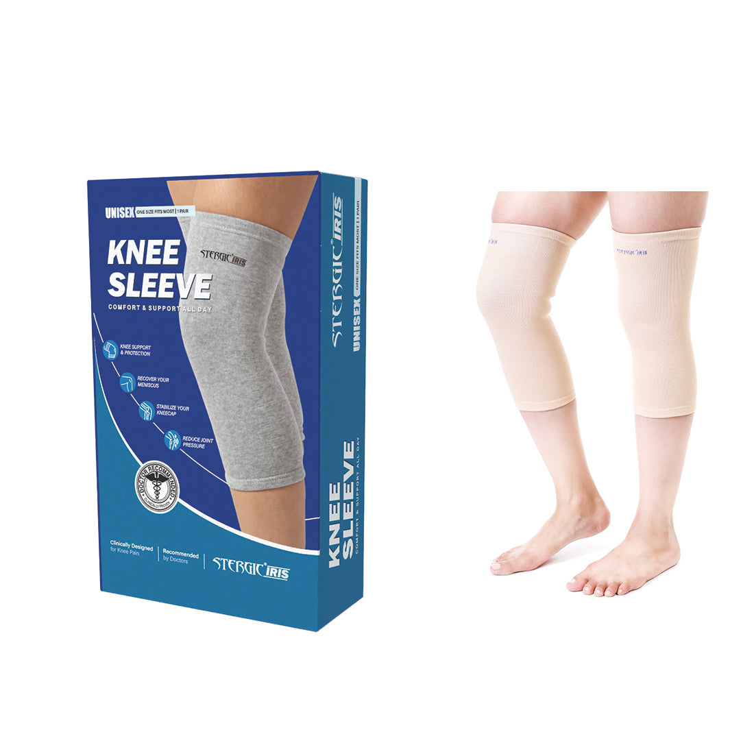 Stergic iris knee cap