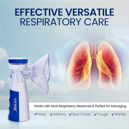 STERGIC Lumia Portable Mesh Nebulizer Chargeable, travel friendly