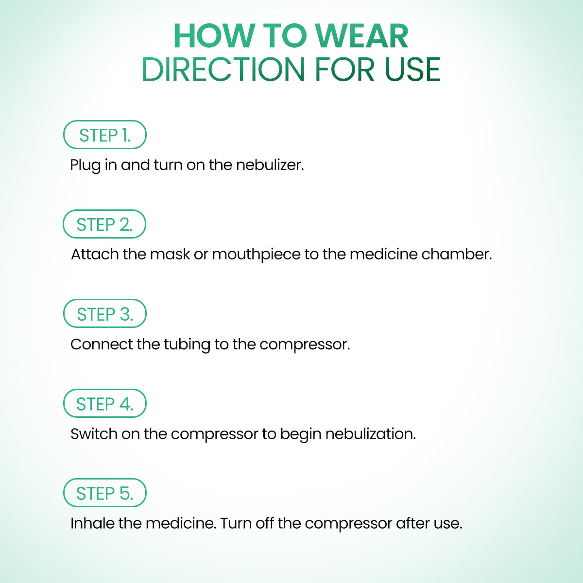 STERGIC Nebulizer with Flow Control - 2 yrs warranty