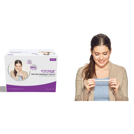 Stergic Pregnancy Rapid Test Kit (Pack of 50)