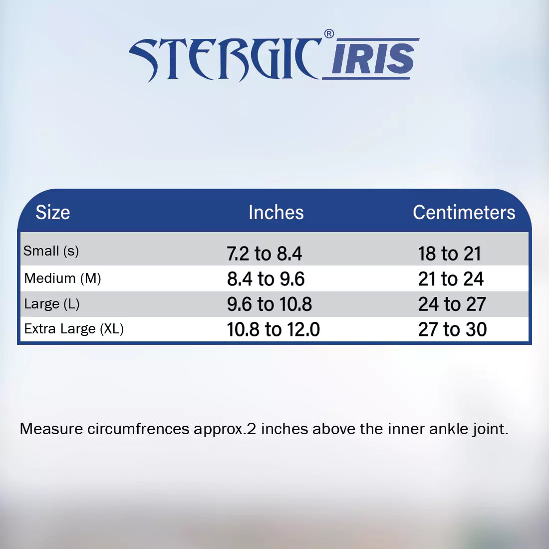 Stergic iris anklet