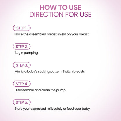 STERGIC Next Comfy Manual Breast Pump with Silicon