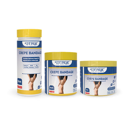 STERGIC Crepe Bandage with Flexible Clips