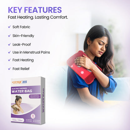 STERGIC Electro Thermal Hot Water Bag for Pain Relief