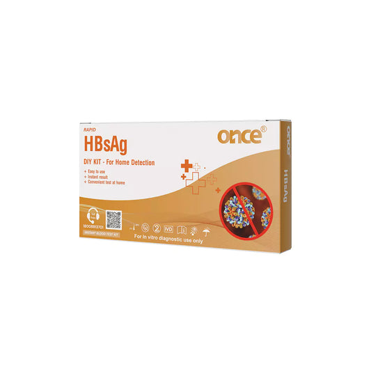 ONCE HBsAg Rapid DIY Home Detection Kit, Instant Blood Test Kit, Easy to Use with Instant Results