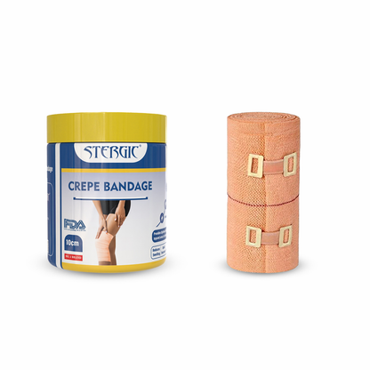 STERGIC Crepe Bandage with Flexible Clips