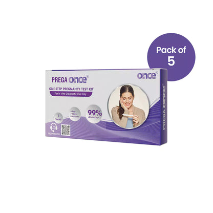STERGIC Prega Once Pregnancy Rapid Test Kit (Pack of 5)
