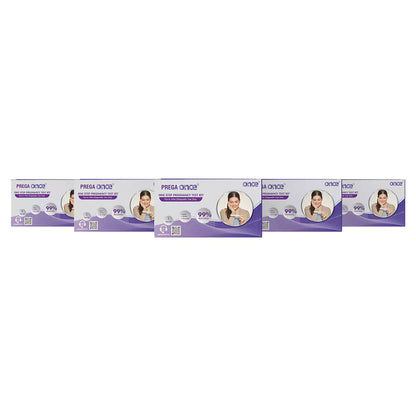 STERGIC Prega Once Pregnancy Rapid Test Kit (Pack of 5)