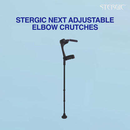 STERGIC NEXT Adjustable Walking Elbow Crutches With Height Adjustable