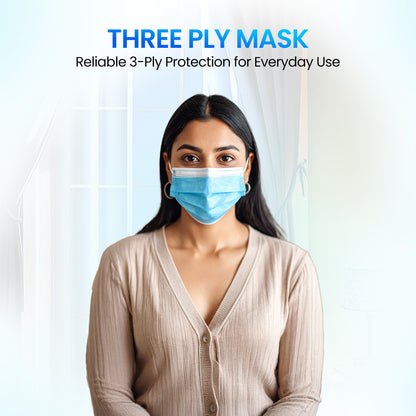 STERGIC Three Ply Face Mask